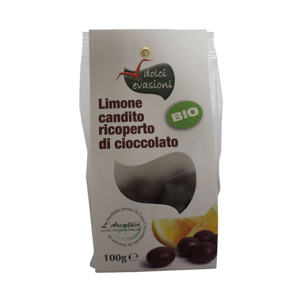 Immagine di Limone candito ricoperto di cioccolato Bio