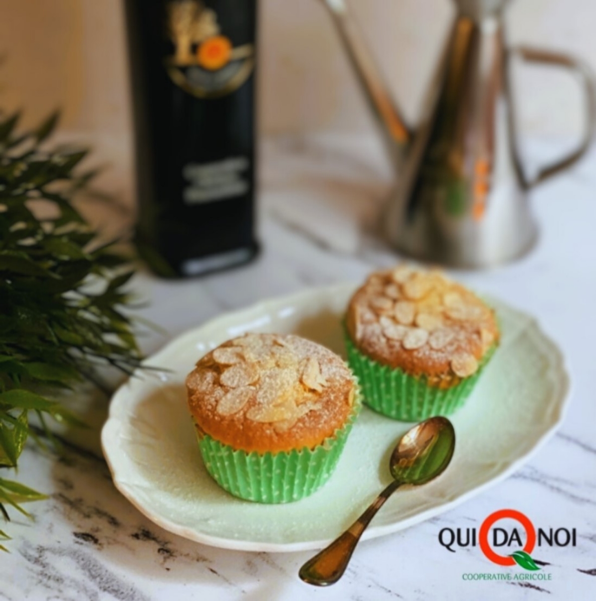 Muffin Mandorle e Uvetta con Olio EVO