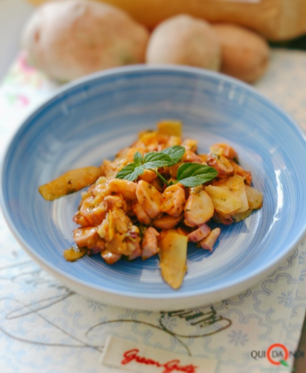 Tentacoli di Totano Gigante e Patate