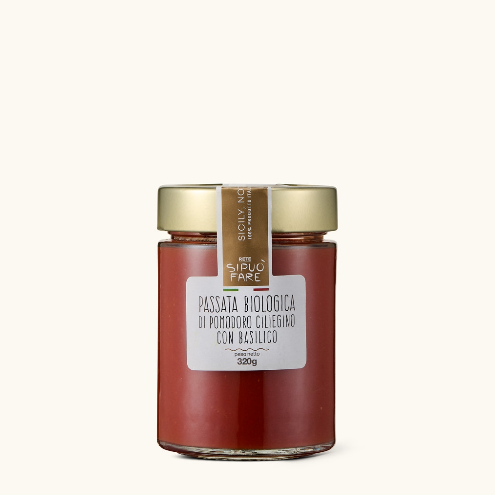 Immagine di Passata Bio Di Pomodoro Ciliegino E Basilico 320g