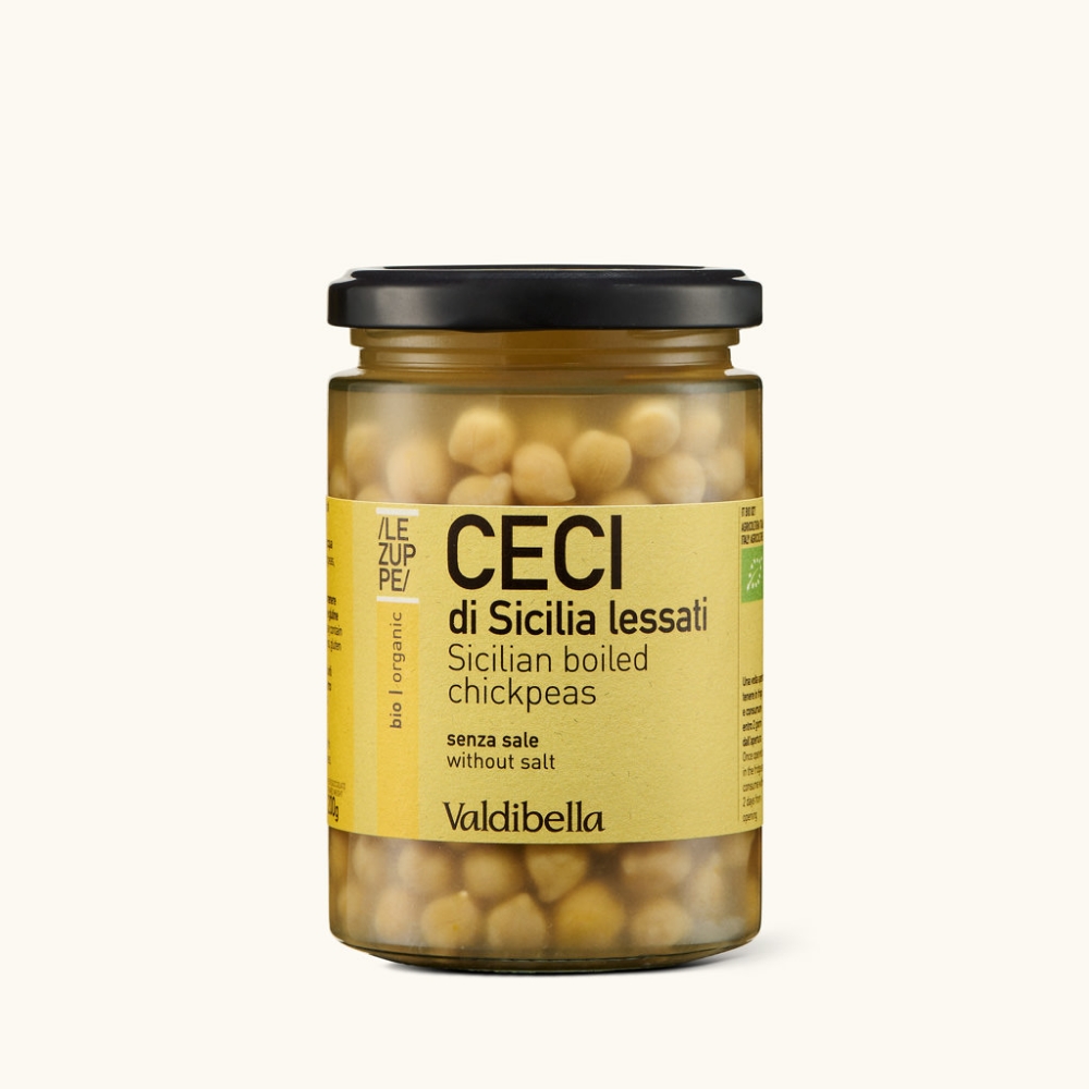 Immagine di Ceci di Sicilia Lessati in Vaso 365g
