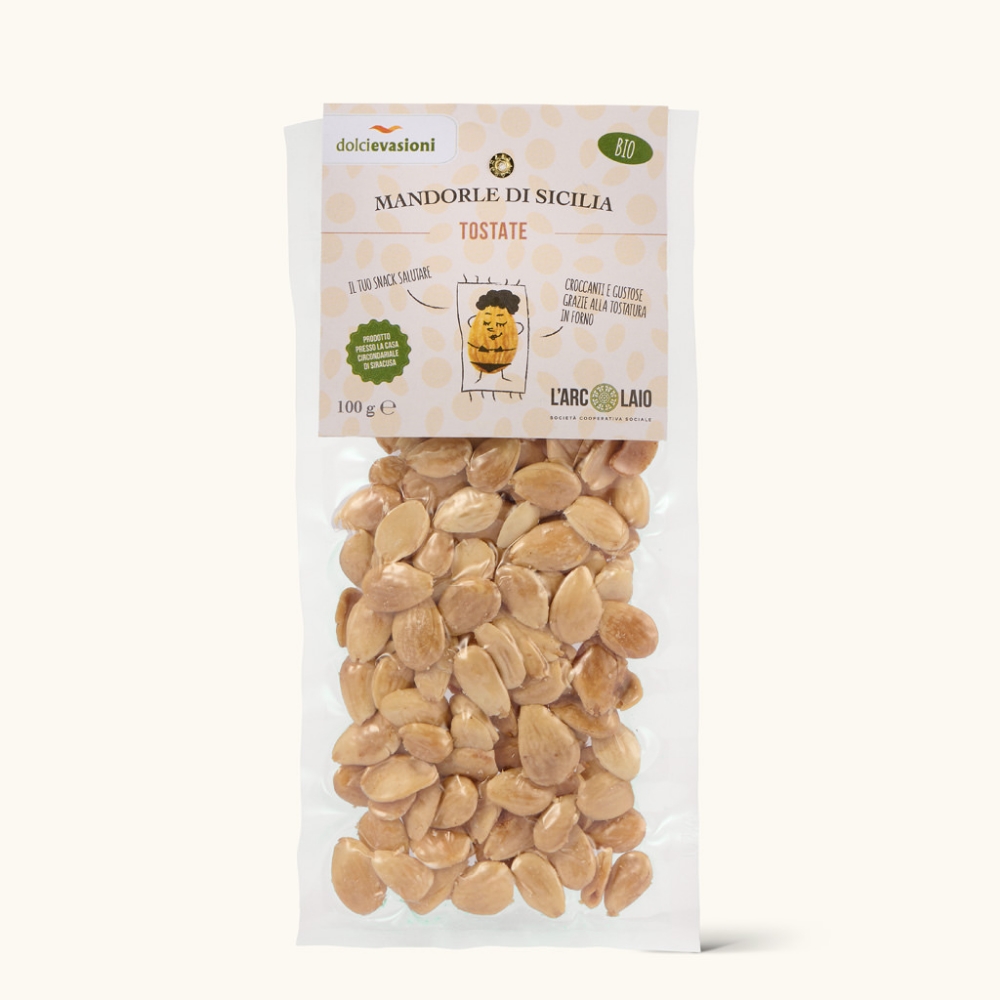 Immagine di Mandorle Di Sicilia Tostate Bio 100g