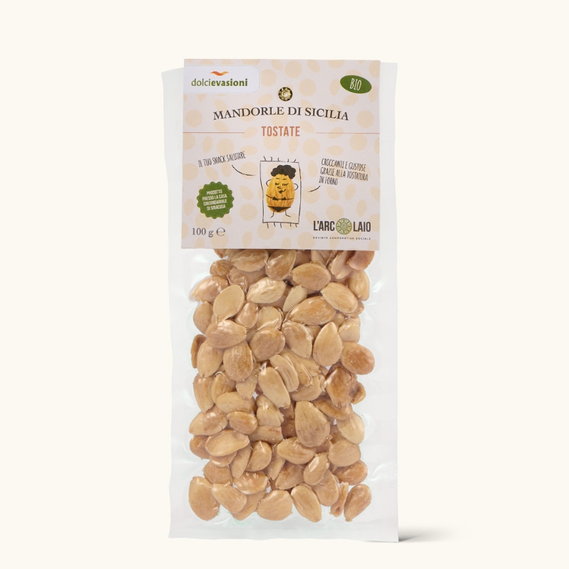 Immagine di Mandorle Di Sicilia Tostate Bio 100g
