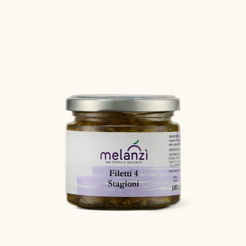 Immagine di Filetti di Melanzane Sott'olio 4 Stagioni 180g
