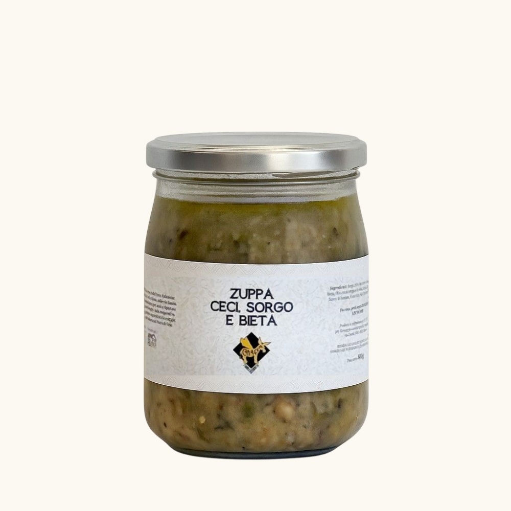 Immagine di Zuppa di Ceci Rossi, Sorgo e Bieta 500g