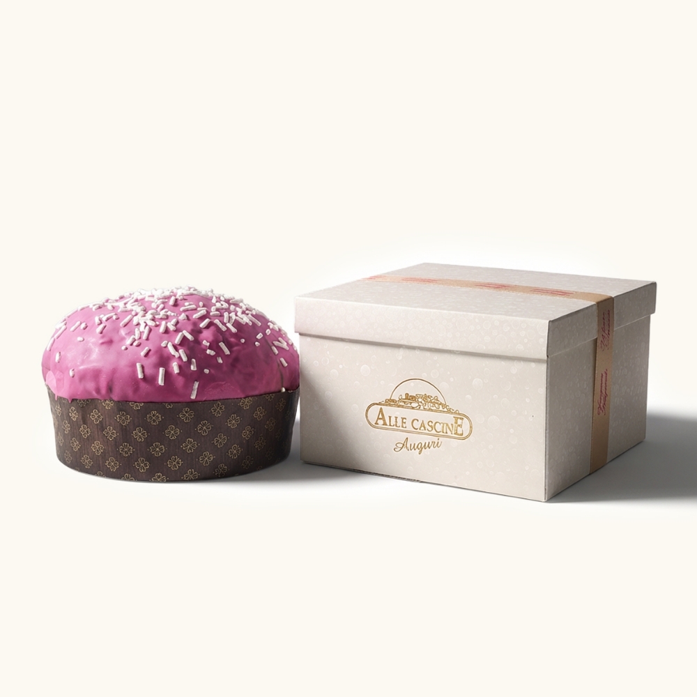 Panettone Artigianale Cioccolato Ruby e Frutti di Bosco in Scatola 1000g