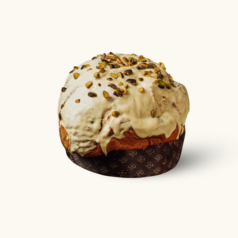 Panettone Artigianale Con Crema al Pistacchio 1kg