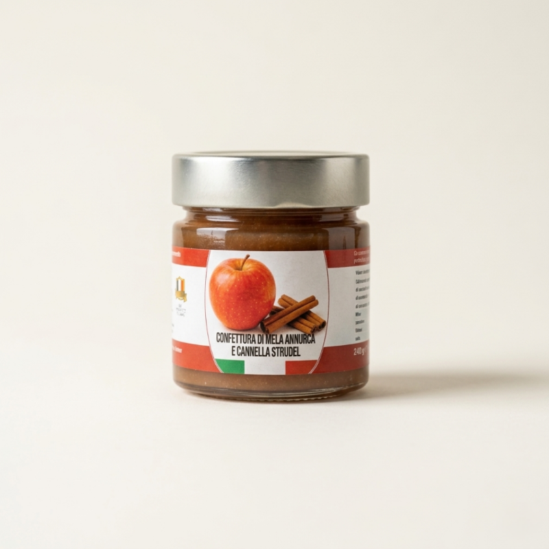Immagine di Confettura Extra di Mela Annurca e Cannella Strudel 240g