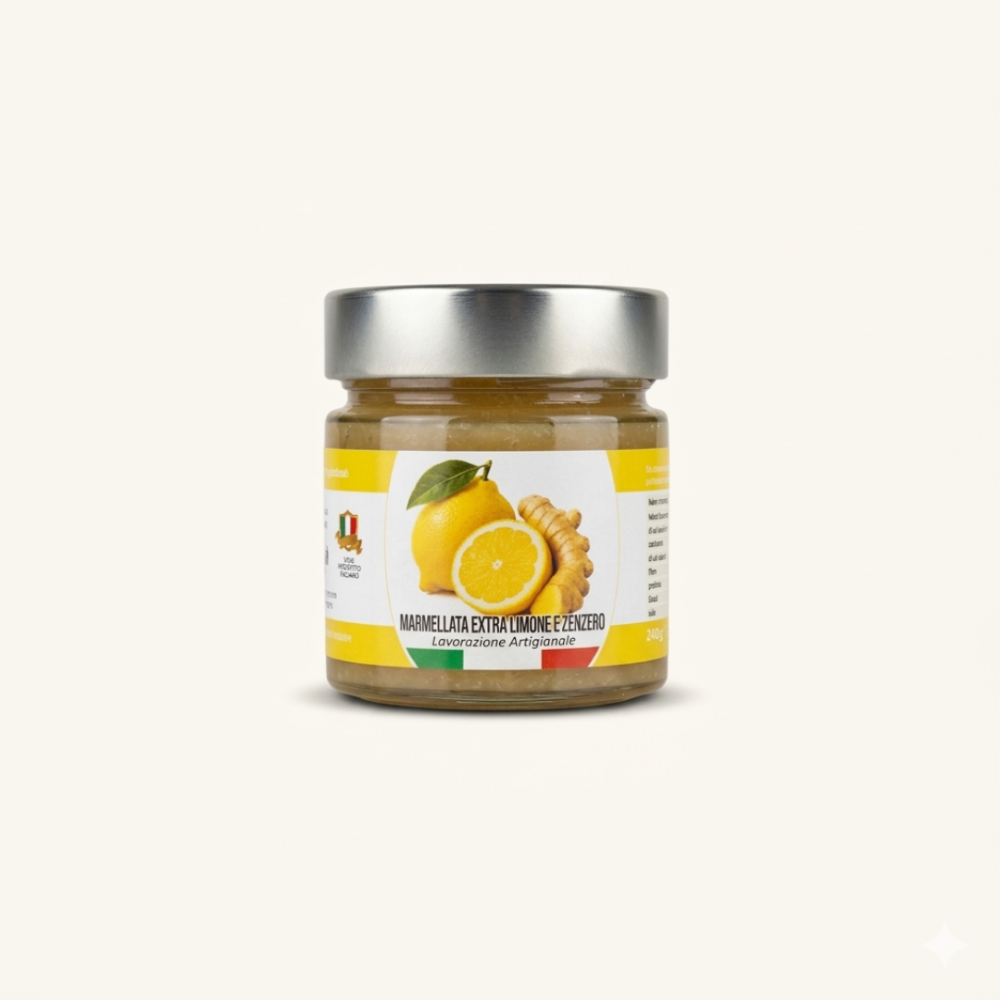 Immagine di Marmellata Extra di Limone e Zenzero 240g