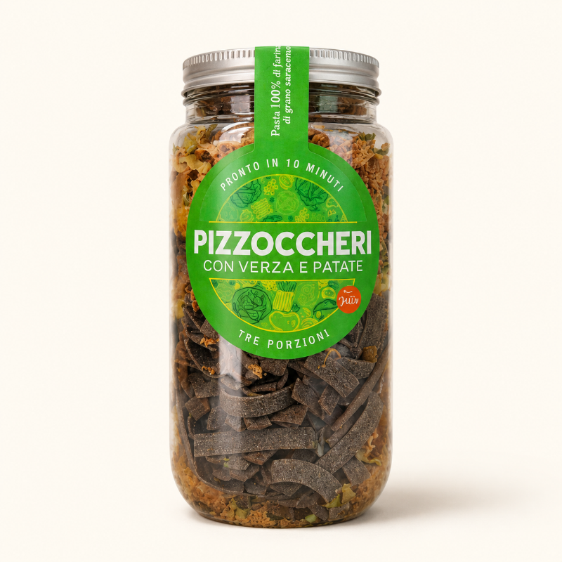 Immagine di Pizzoccheri Verza e Patate 3 porzioni 250g
