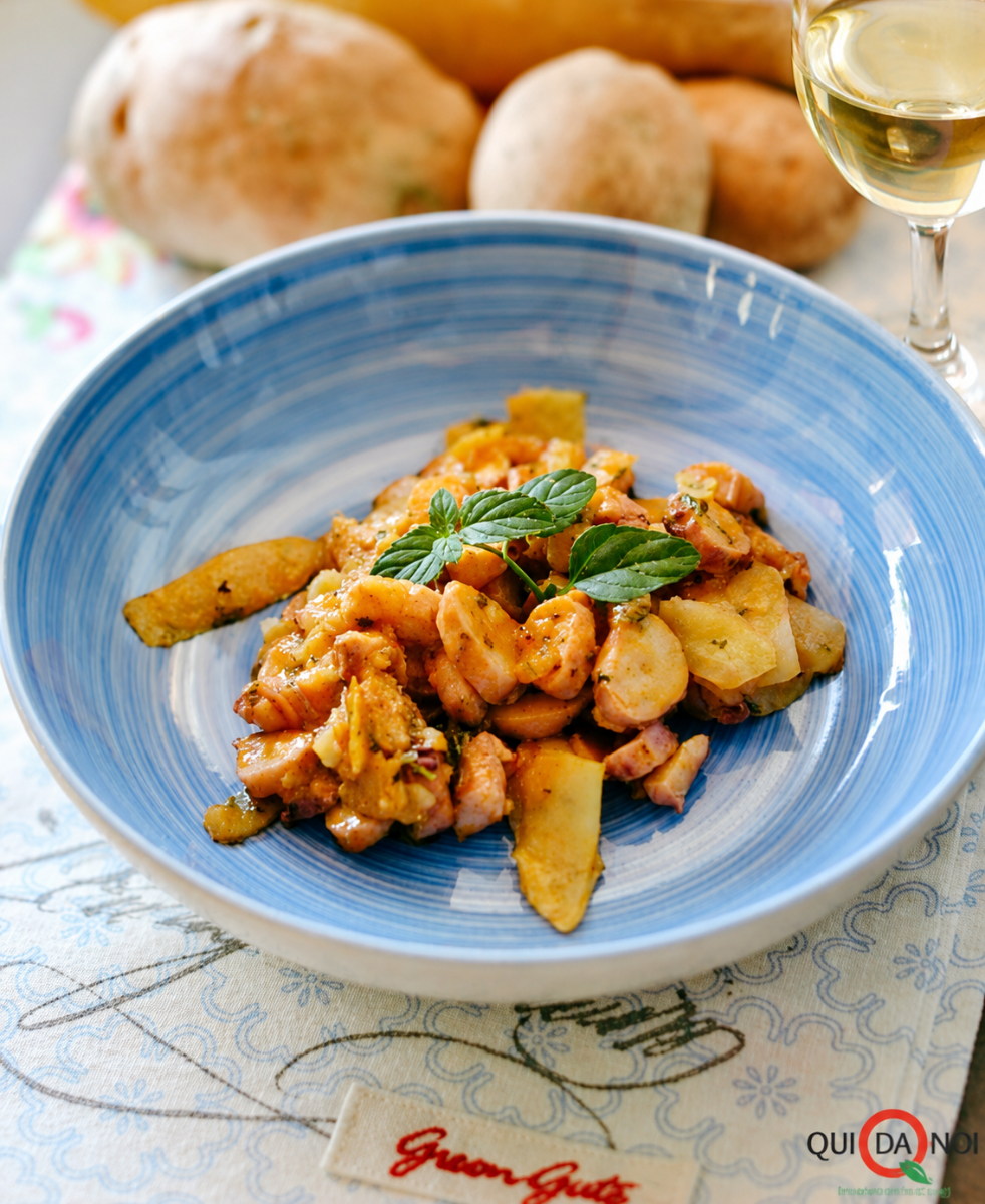 Tentacoli di Totano Gigante e Patate