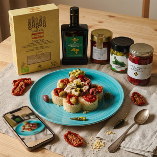 Immagine per la categoria Kit Ricetta - Cous Cous Mediterraneo