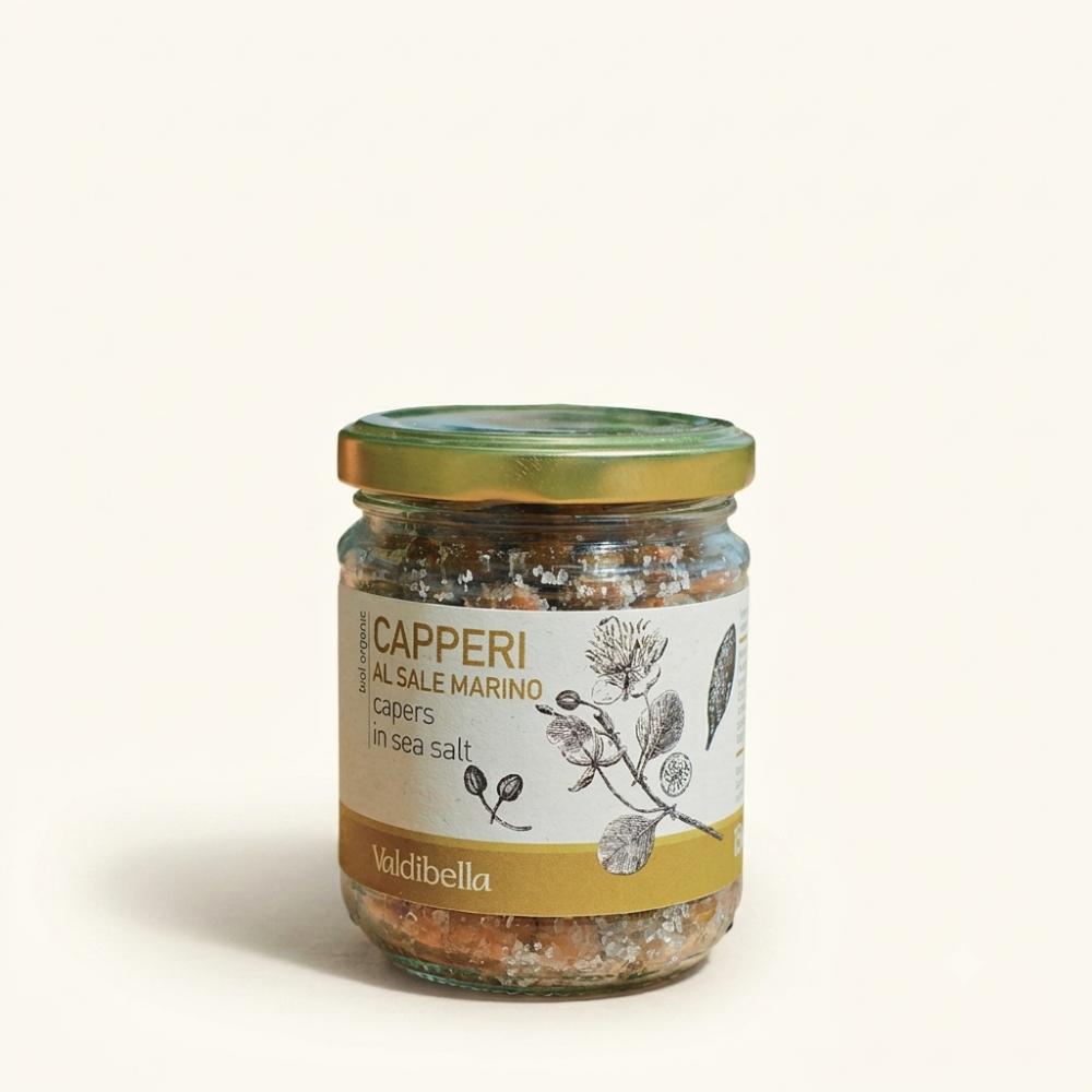 Immagine di Capperi Biologici al Sale Sicilia Bio 150g