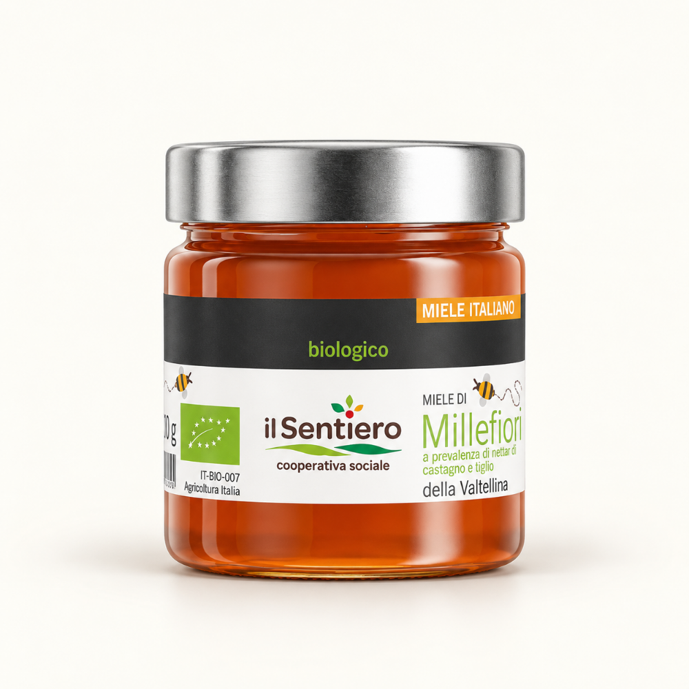Immagine di Miele Millefiori della Valtellina BIO 270g